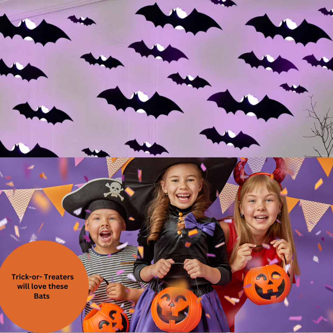 SpookyGlow Bats