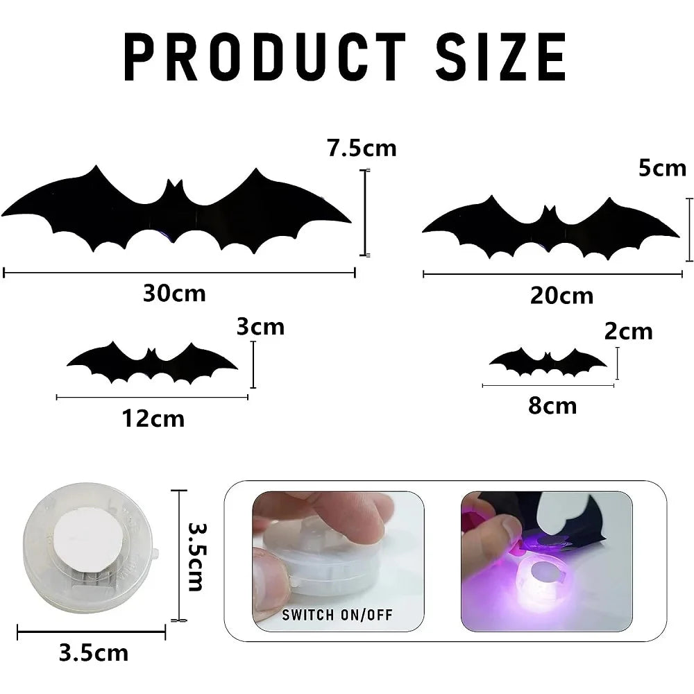SpookyGlow Bats