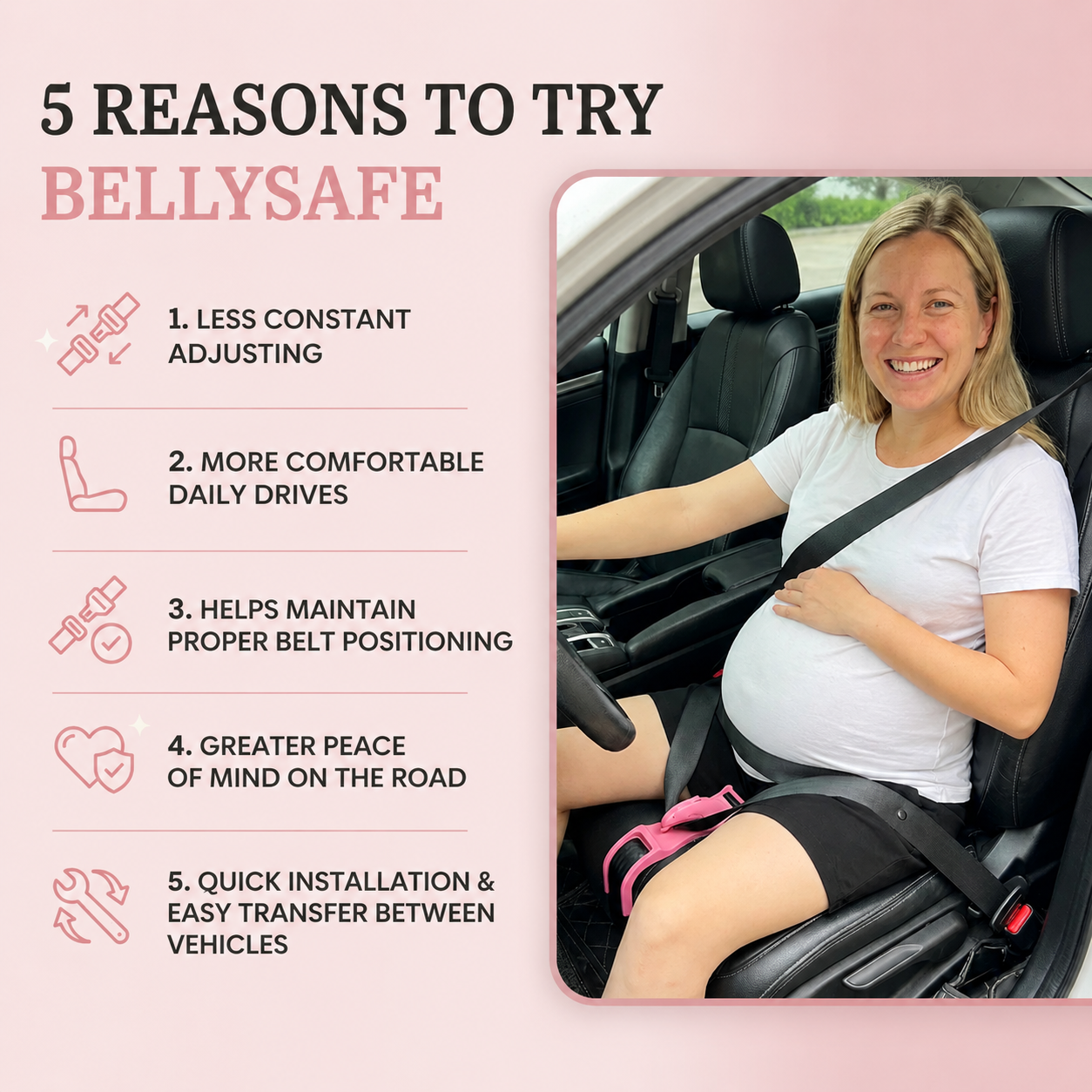 BellySafe™ Pregnancy Safety Belt