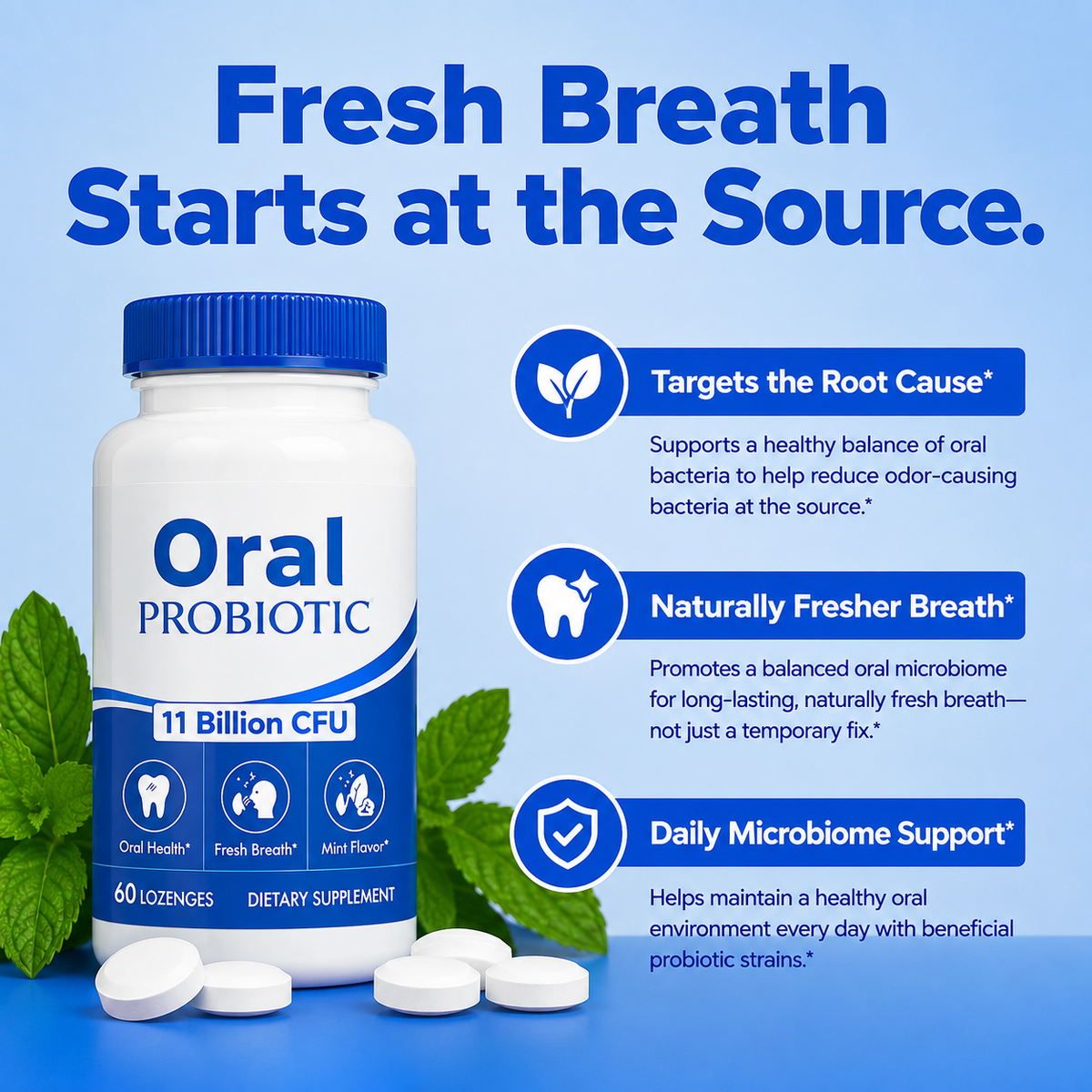 Breath Bio – Oral Probiotic.
